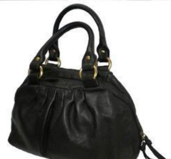 woman black bag